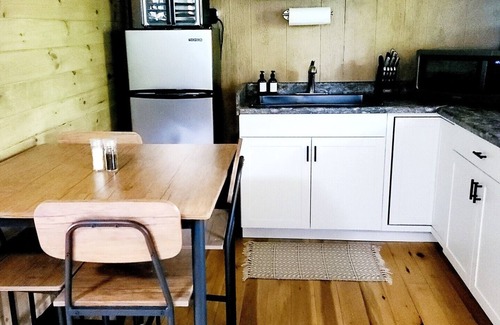 Jonesville Cabin | Rustic Private Cabin on 30 acres w/Loft/Firepit/Secluded/Trails