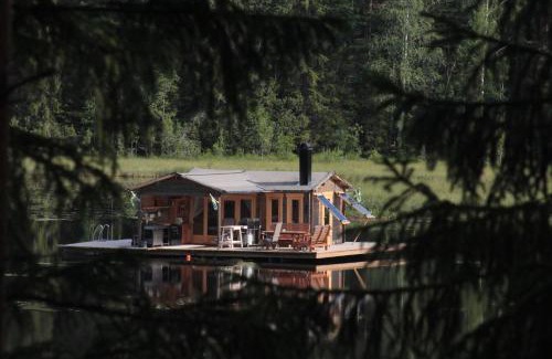 Nedre Gardsjo House | Rustika strandstugor utanför Rättvik