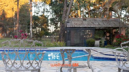 Sarapui House | Sítio em Sarapuí com piscina e lazer completo