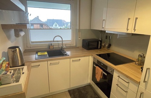 Rietberg Apartment | Süße, Komfortable Wohnung mit Parkplatz und Schnellem Internet