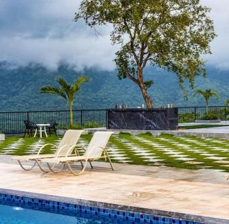 Khalapur Villa | SaffronStays Sundowner by the Lake, Karjat - party-perfect pool villa with rain dance and cricket turf