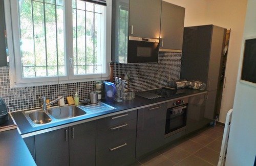 Plage de la Garonnette Villa | Sainte Maxime, villa of 160m2 with pool, sea view (sea 200m), landscaped garden