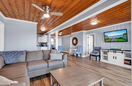 North Myrtle Beach House | Sandpiper Oceanfront*Firepit*Heated Pool*Spa*Views