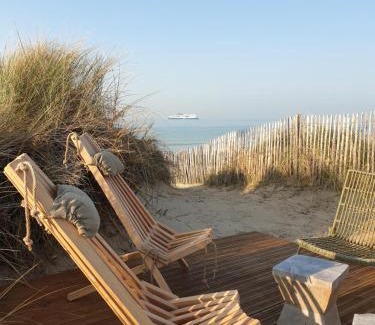 Bleriot-Plage House | sangatte " Les Terrasses" maison front de mer Les pieds dans l'eau pleine de charme Cap Blanc Nez Côte d'Opale