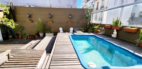 Constitucion House | SanTelmo Casona Única 4Pisos Full Terraza Piscina Quincho Parrilla Ascensor 2Jacuzzis Sauna 7Dorm 6Baños