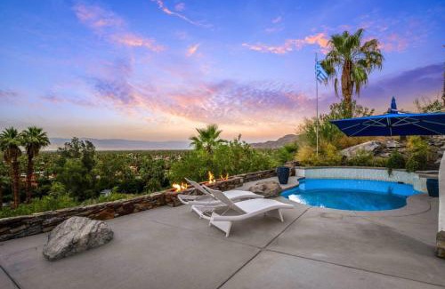The Mesa House | Santorini House Panoramic Palm Springs Views