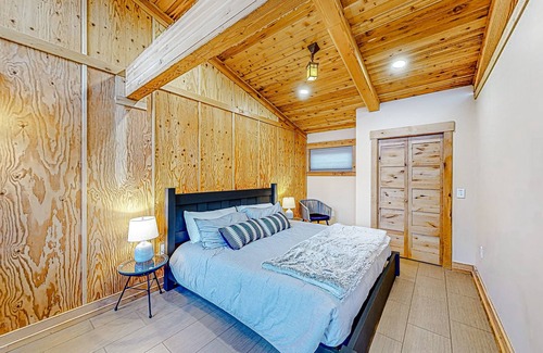 Bayview Cabin | Scenic home with two entrances, mountain & lake views, fireplace, grill & W/D