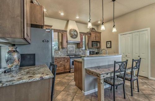 Ruidoso House | Scenic Ruidoso Home with Large Deck and Hot Tub!