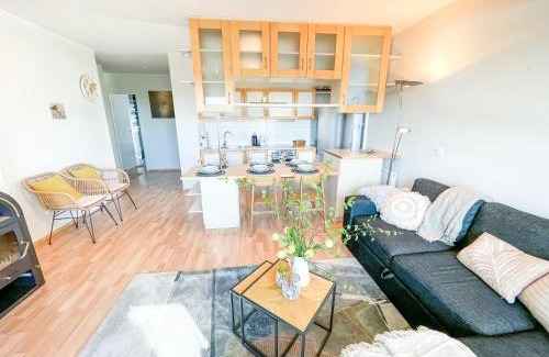 Beach Area Apartment | Sea and city view apartment with sauna and balcony