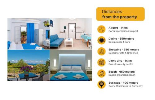 Dassia Apartment | Sea View Apartment in Dassia - Emily
