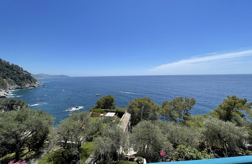 Arzeno Villa | Sea view Villa with a swimming pool and private beach