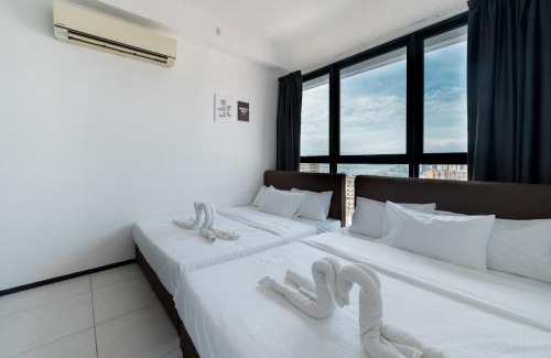 George Town Apartment | Seaview Infinity Pool 2BR 2CP 8Pax Urban Suite 251