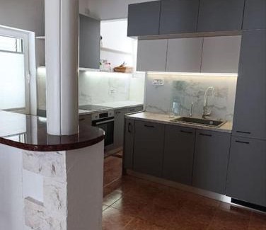 Igalo Apartment | Seaview penthouse with fireplace