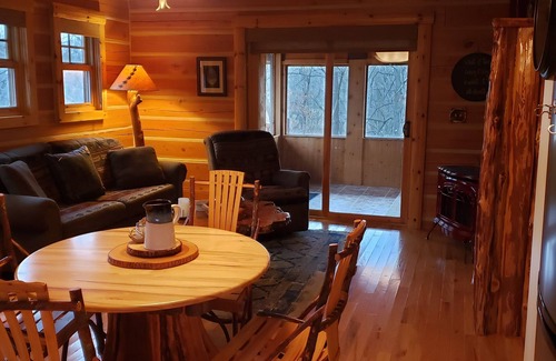 Mahomet Cabin | Secluded cozy 2-bedroom cabin near Champaign in Mahomet on the Sangamon River
