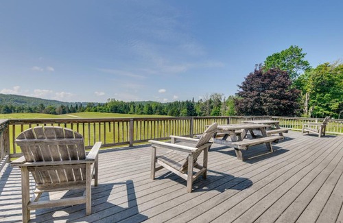 East Calais House | Secluded Family Getaway Near Stowe Deck and Hot Tub