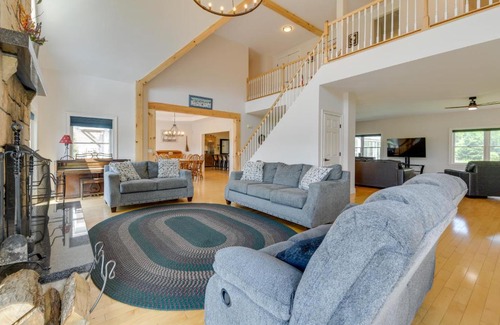 East Calais House | Secluded Family Getaway Near Stowe Deck and Hot Tub