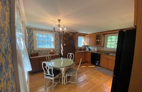Laurel Hollow Cottage | Secluded, private woodland cottage with two bedrooms and stone patio for summer!