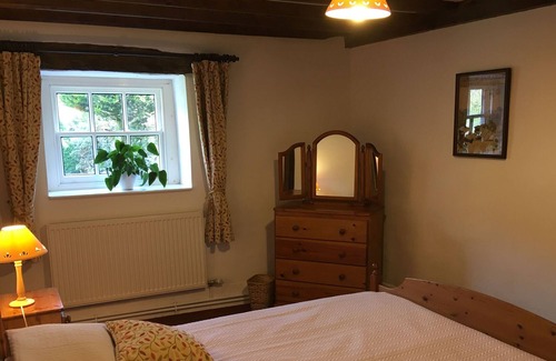 Cwrt Cottage | Secluded stone-built cottage on farm in Mid -Wales, near beaches and mountains.