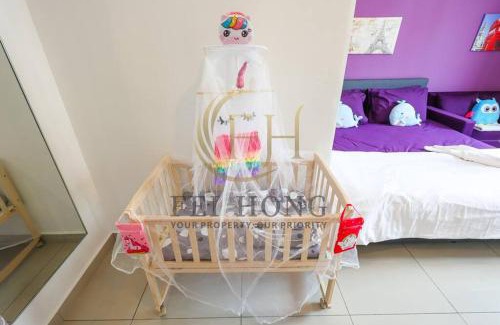 Seri Kembangan Apartment | Serdang Resort-Style Family Suite #Babycot #15 Pax