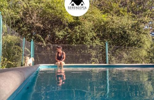 La Cumbre Ski Chalet | Serendipia Chalet 1 Naturaleza y Pileta