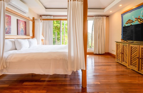 Islita Villa | Serene home in lush setting with private plunge pool, ocean & mountain view