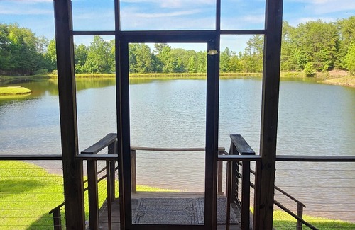 Jemison Cabin | Serene Lake Cabin on private lake situated on 46 acres