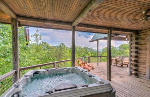 Mill Spring House | Serenity Mountain Cabin With Hot Tub Pet Friendly