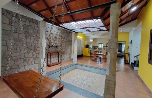 Coimbatore Villa | SHI's Chettinad Courtyard Villa a 3BHK near Adiyogi