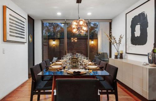 Magdalena Contreras House | Sierra Vista Contemporary Townhouse BBQ Brand New