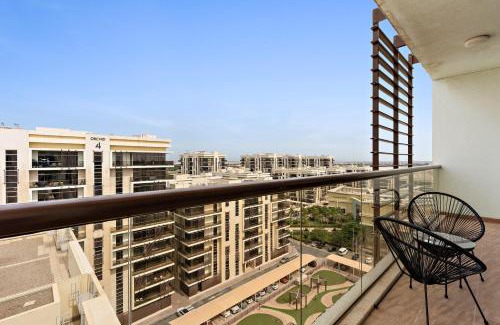 Khalifa City Apartment | Silkhaus Contemporary 1 BDR Next to Golf Course