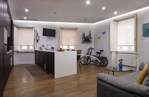 Figueira da Foz Apartment | Simplify in this peaceful, centrally located space. One-bedroom apartment,.