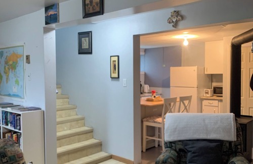 Gloucester County Apartment | Sleep 5 , Basement 2-bedroom apartment with WiFi and AC in Dunlop New Brunswick.