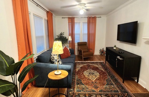Fort Mill Apartment | Sleeps 6/Smart TVs/Fenced Backyard/Self Check-In/Private Office