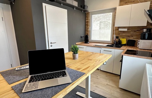 Biebesheim am Rhein Apartment | Small, compact apartment, fully equipped with a workplace