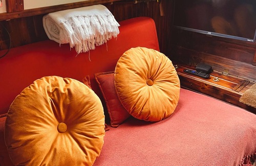 Glasgow Boat Rental | SNUG 30ft NARROWBOAT WITH INDOOR FIREPLACE