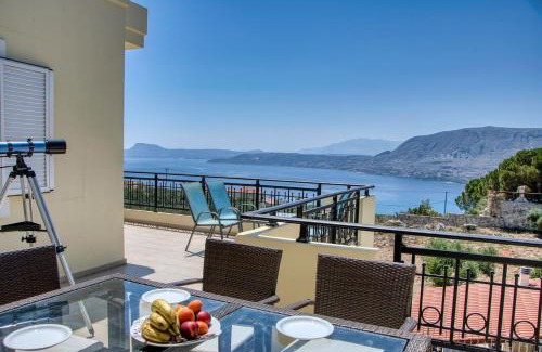 Pitharion Apartment | Souda Bay View with Private Pool near Chania City