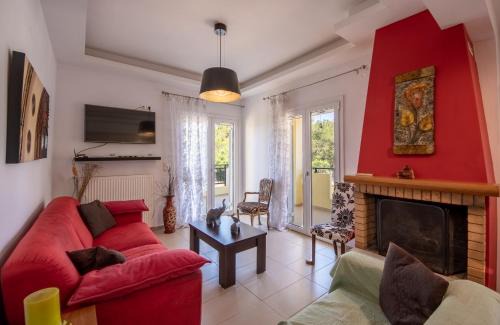 Pitharion Apartment | Souda Bay View with Private Pool near Chania City