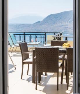 Pitharion Apartment | Souda Bay View with Private Pool near Chania City