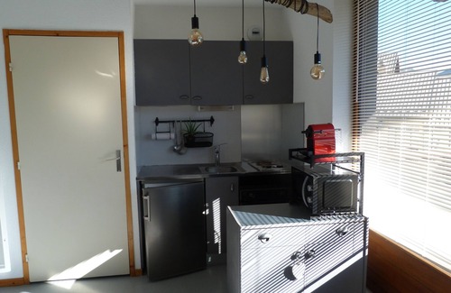 Gresse-en-Vercors Apartment | South-facing apartment overlooking the mountains. Nearby swimming pool and ski slopes