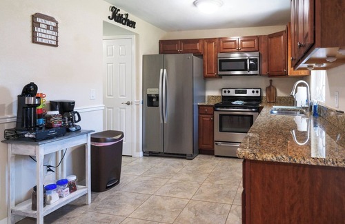 Port Saint John House | Space Coast Retreat: Large Fenced yard, Pool Table, Mrs. Pac Man + Massage Chair