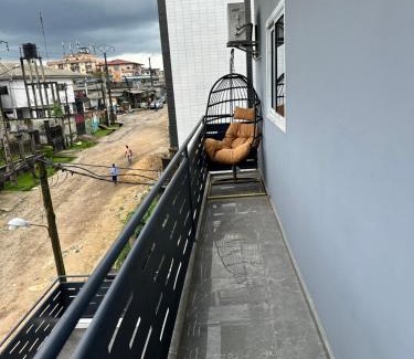 Douala Apartment | Spacious 2beds, 2 baths with panoramic view on balcou