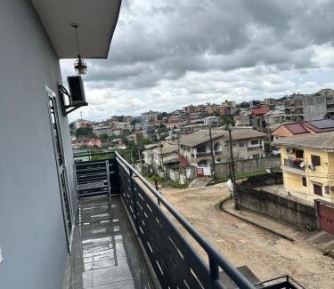 Douala Apartment | Spacious 2beds, 2 baths with panoramic view on balcou