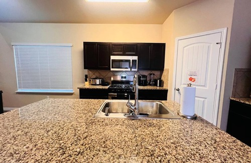 Kyle House | Spacious 4BR Home w Game Room Office Backyard