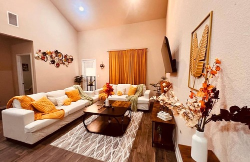 Kyle House | Spacious 4BR Home w Game Room Office Backyard