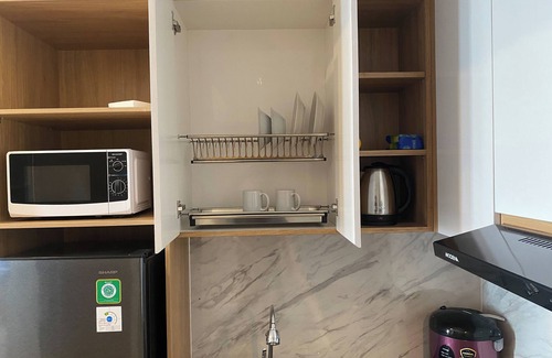 Cikarang Apartment | Spacious and Restful 1BR at Vasanta Innopark Apartment