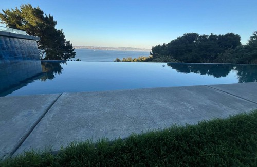 Tiburon House | Spacious Gated Estate with Pool, Hot Tub, & Breathtaking Ocean Views in Tiburon.
