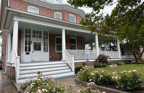 Cape Charles House | Spacious restored 1914 historic home steps from the beach.