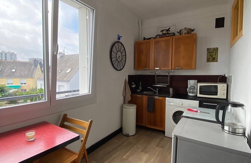 Lorient Apartment | Spacious T2 with Unobstructed View