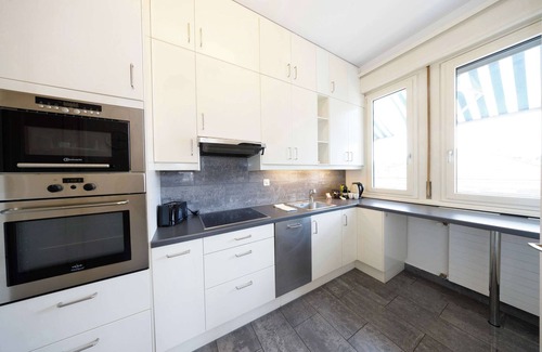 Sihlfeld Apartment | Spacious Zurich Apt, Huge Terrace & Views