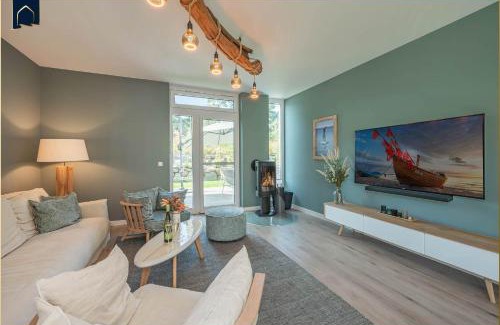 Loddin House | Störtebekers Reethus mit Sauna, Kamin und E-Ladesäule